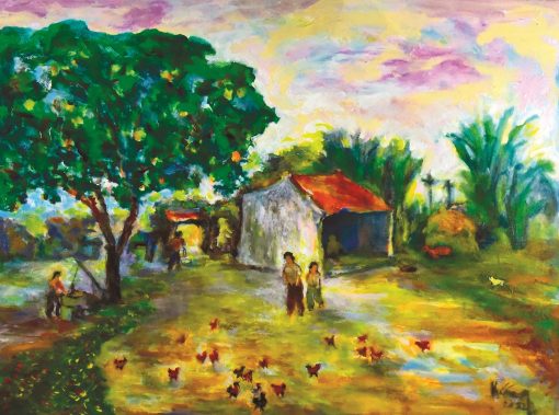 Tranh làng quê