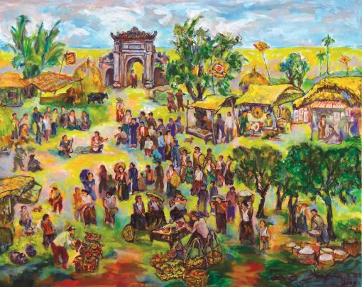 Tranh làng quê